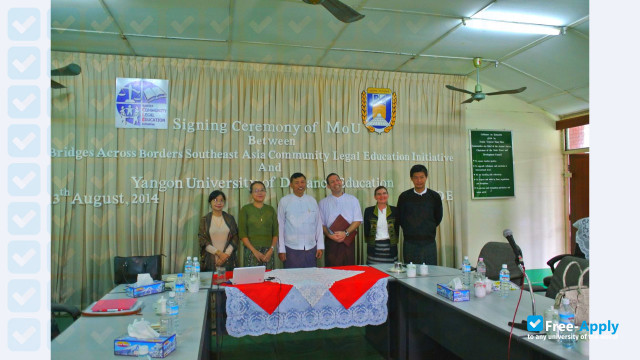 Photo de l’Yangon University of Distance Education