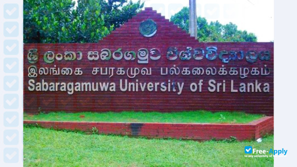 Foto de la Sabaragamuwa University