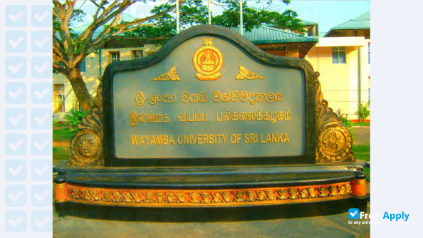 Wayamba University of Sri Lanka фотография №6