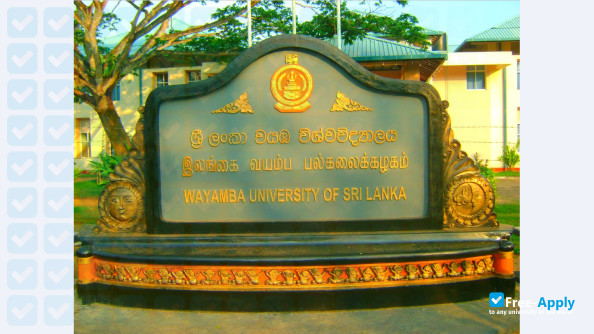 Foto de la Wayamba University of Sri Lanka #1