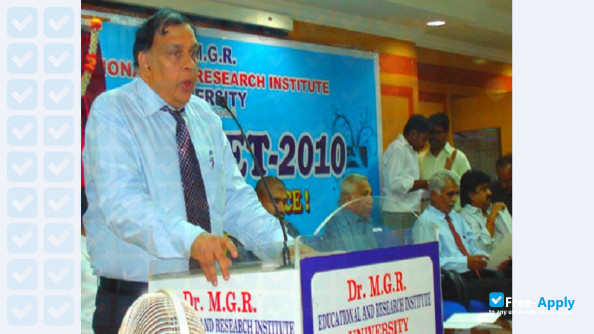 Dr. M. G. R. University photo