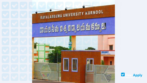 Foto de la Rayalaseema University #4