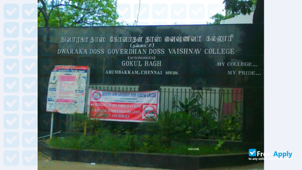 Photo de l’Dwaraka Doss Goverdhan Doss Vaishnav College #4