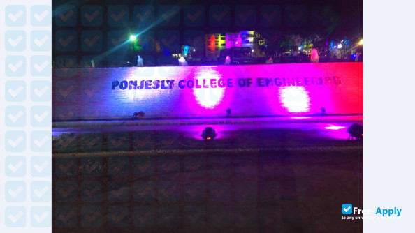 Photo de l’Ponjesly College of Engineering #3