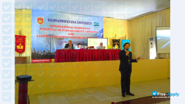 Photo de l’Krisnadwipayana University