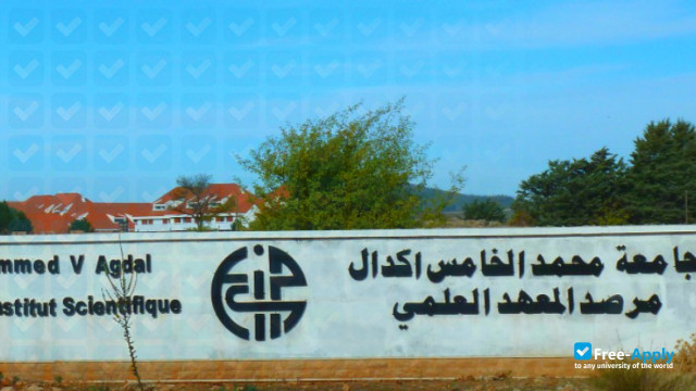 Photo de l’University Mohammed V Agdal Scientific Institute Rabat #6