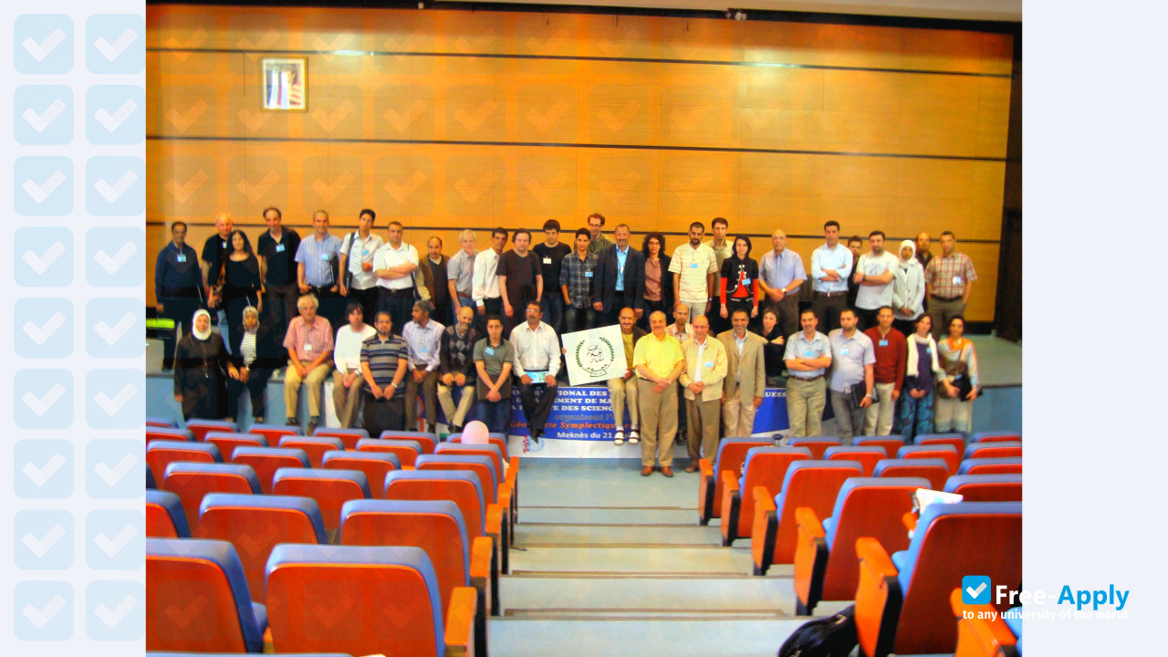Photo de l’University Moulay Ismail Faculty of Sciences of Meknes
