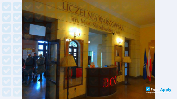 Foto de la University for Economics Activities in Warsaw #10