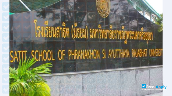 Foto de la Phranakhon Si Ayutthaya Rajabhat University #3