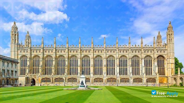 Foto de la The iconic King's College Chapel of the University of Cambridge