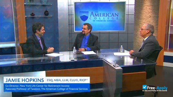 The American College of Financial Services photo